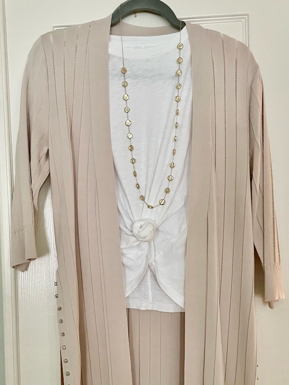 Joseph Ribkoff Ribbed Open-Front Cardigan - Picture 2 of 7